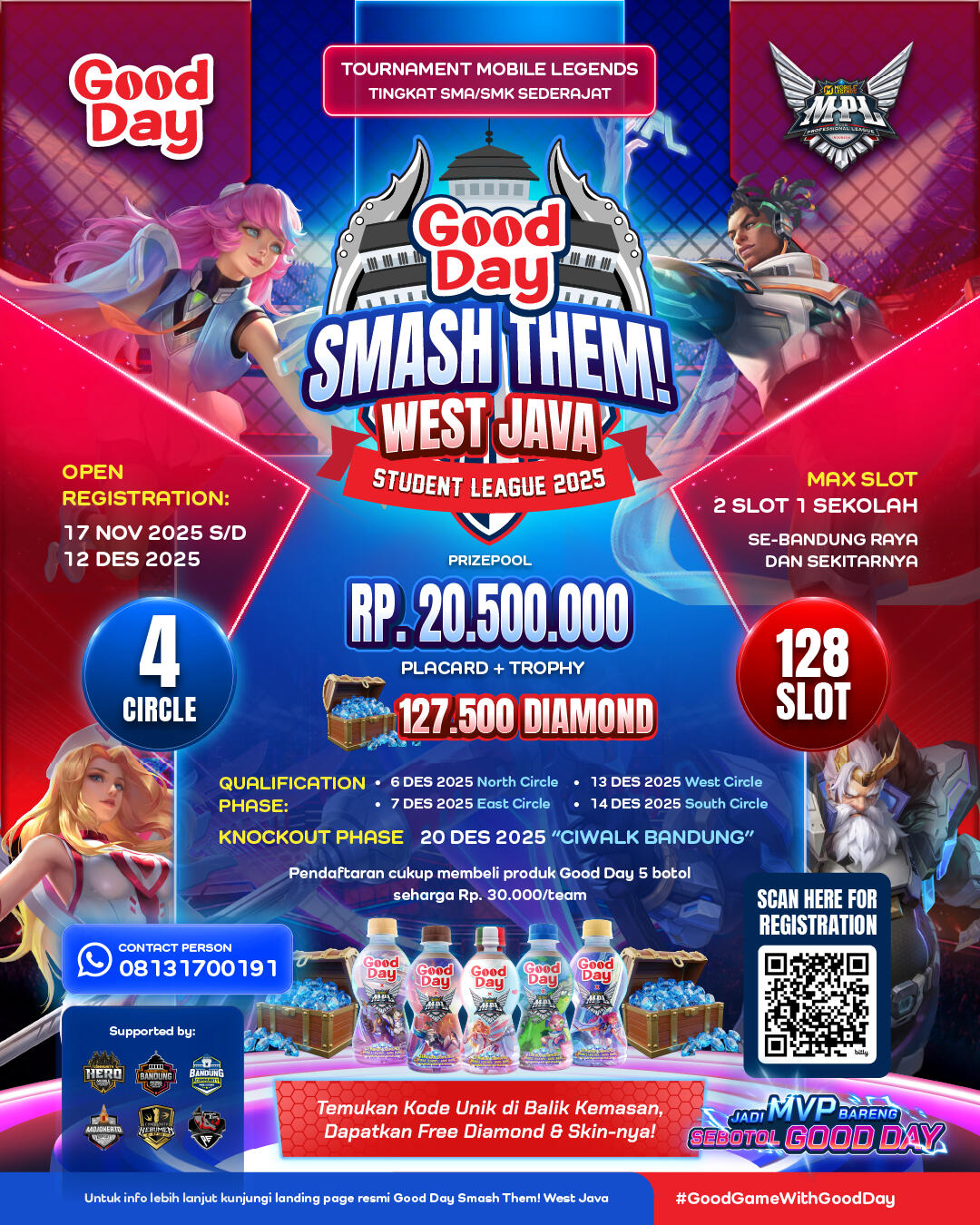 Poster Good Day Smash Them! West Java 2025